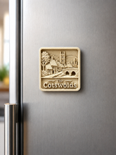 Load image into Gallery viewer, Handcrafted Cotswolds Village Fridge Magnet