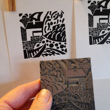 Load image into Gallery viewer, Odette Wells Linocut Prints