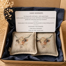 Load image into Gallery viewer, Little Gems Cirencester Handmade Wheat Hand Warmers