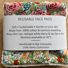 Load image into Gallery viewer, Little Gems Cirencester Reusable Face Pads