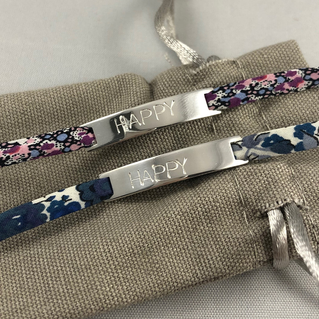Coln Creations - Liberty Fabric Sterling Silver Bracelet