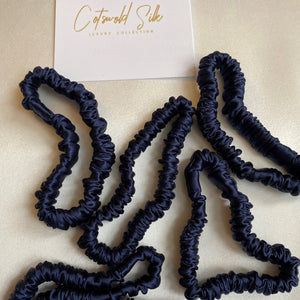 Cotswold Silk Skinny Scrunchies