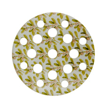 Load image into Gallery viewer, Halliesphere Recycled Acrylic Flower Holder - Mistletoe Leaves and Berries Design
