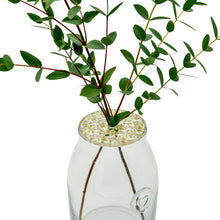 Load image into Gallery viewer, Halliesphere Recycled Acrylic Flower Holder - Mistletoe Leaves and Berries Design
