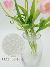 Load image into Gallery viewer, Halliesphere Recycled Acrylic Flower Holder - Large - White

