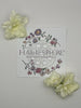 Halliesphere Recycled Acrylic Flower Holder - Small - White