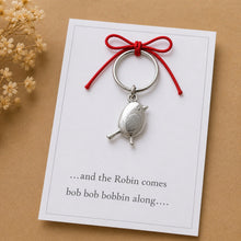 Load image into Gallery viewer, Little Gems Cirencester Robin Keyring
