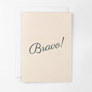Bluetiful - Well Done! Bravo! Greeting Card