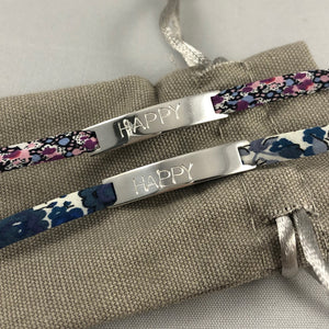 Coln Creations - Liberty Fabric Sterling Silver Bracelet