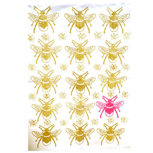 Holly-B Neon Bee Tea Towel