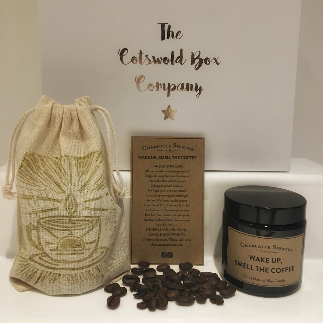 Charlotte Spencer Collaboration - Special Edition - Wake up and smell the coffee 3.5 oz Natural Wax Candle